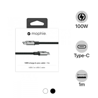 Cáp Type-C to Type-C Mophie 100W 1M