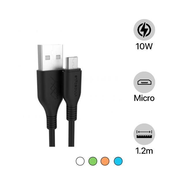 JIAB120AQU - Cáp USB-A to Micro Innostyle Jazzy 1.2M 10W