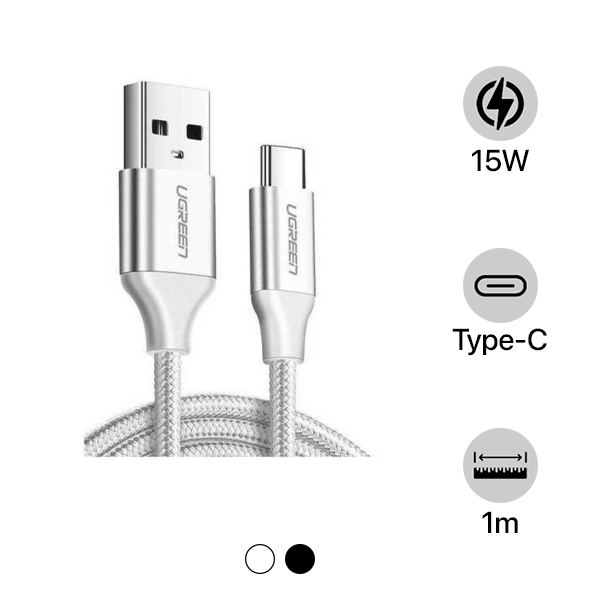 60126 - Cáp USB-A to Type-C 1M Ugreen