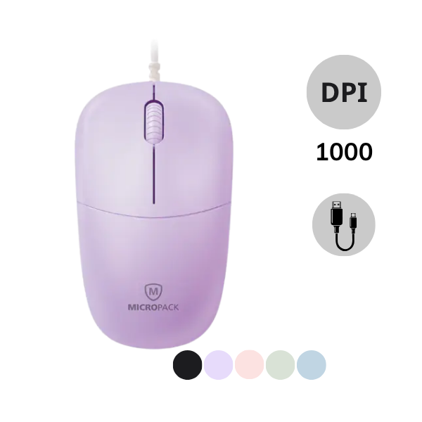 Chuột có dây MicroPack Optical Silent M-105