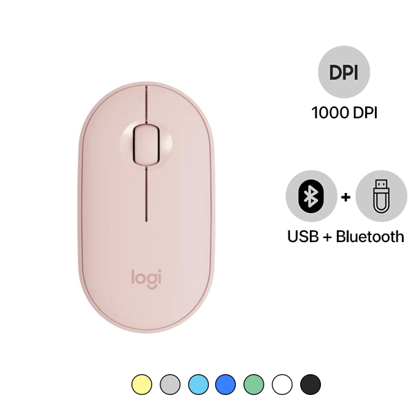 910005601 - Chuột không dây Bluetooth Logitech Pebble M350