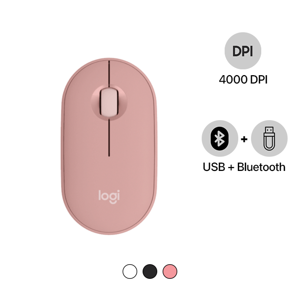 910006987 - Chuột không dây Bluetooth Logitech Pebble M350S