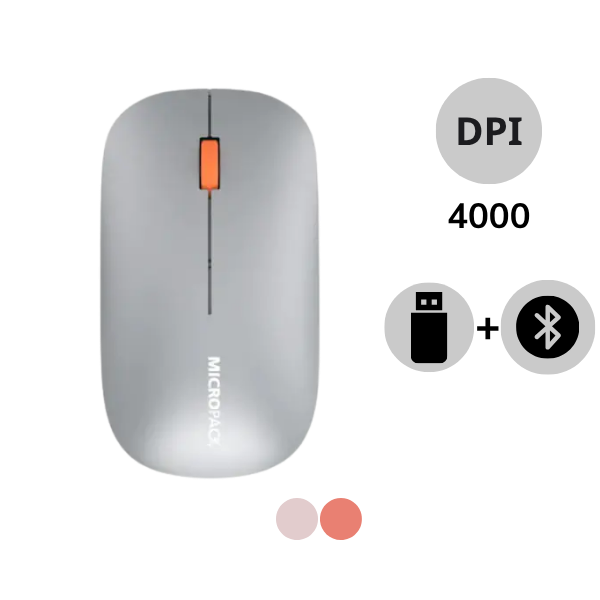 Chuột không dây Bluetooth MicroPack Silent Lifestyle ML-203W