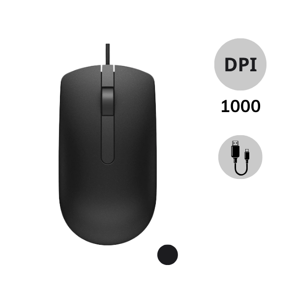 Chuột máy tính có dây Dell MS116