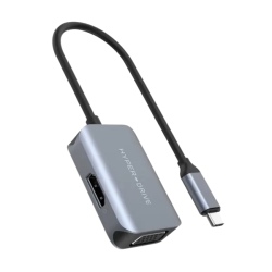 Cổng chuyển HyperDrive HDMI/VGA 4K60HZ 2 in 1 USB-C HD-C2HV-GR