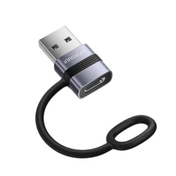 Cổng chuyển OTG Innostyle FlexiLInk USB-A to USB-C Female Silicone Tape ST-520GY