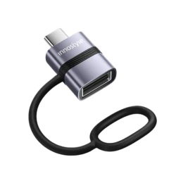 Cổng chuyển OTG Innostyle FlexiLInk USB-C to USB-A Female Silicone Tape ST-510GY