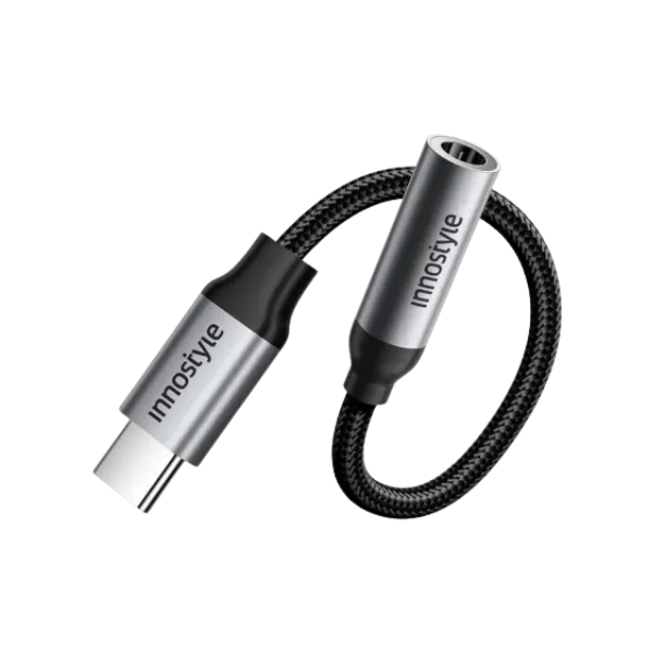 Cổng chuyển OTG Innostyle USB-C to 3.5mm Audio Femal DAC A130GY