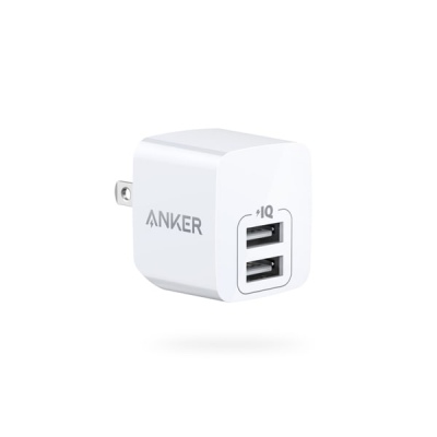 Cốc sạc 2 cổng Anker 12W USB-A PowerPort Mini A2620121