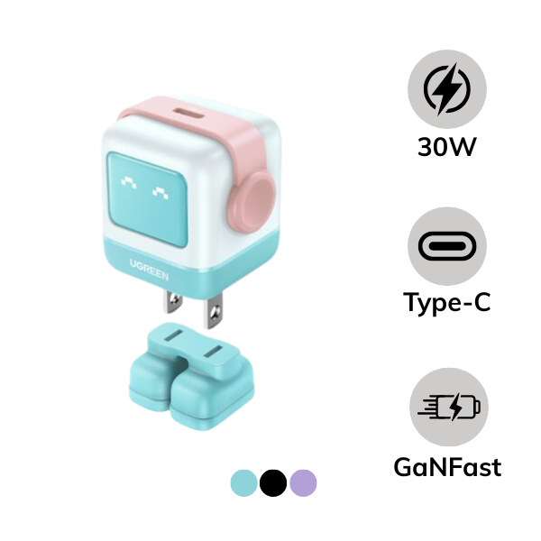 Cốc sạc nhanh 30W RoboGaN Mini Ugreen CD359