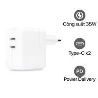 Cốc sạc nhanh Apple 35W 2 cổng Type-C Chính Hãng MW2K3ZA