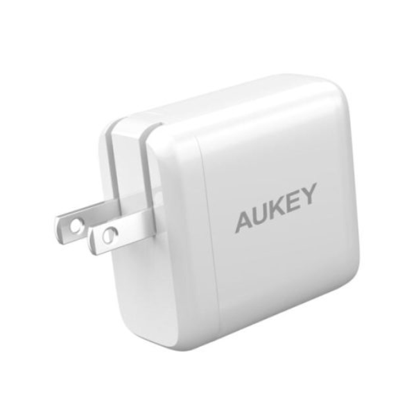 PA-D9-WE - Cốc sạc nhanh Aukey 65W PD 3 cổng