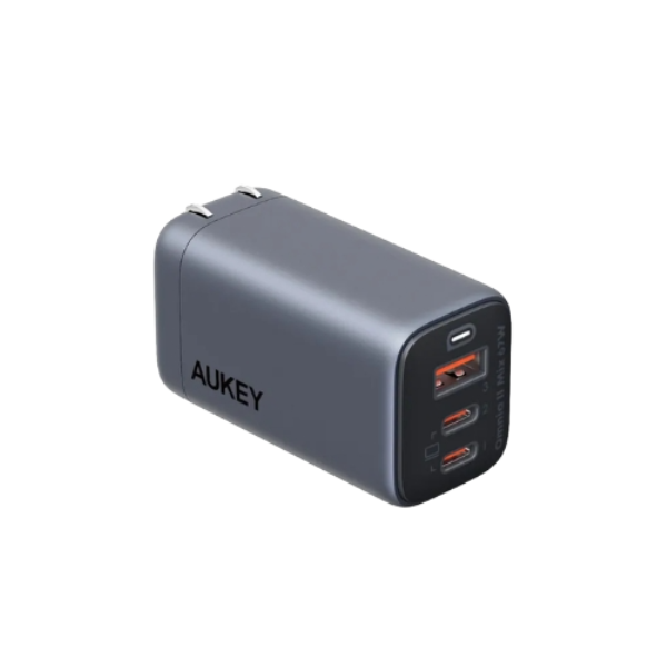 Cốc sạc nhanh Aukey Omnia II Mix 67W GaN III 3 cổng 2C1A