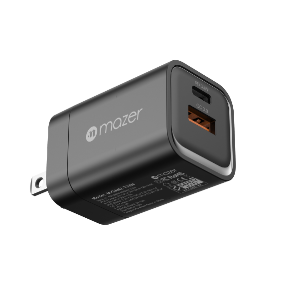 MGAN2T33WBK - Cốc sạc nhanh Mazer 33W Infinite Boost SuperMINI Pro