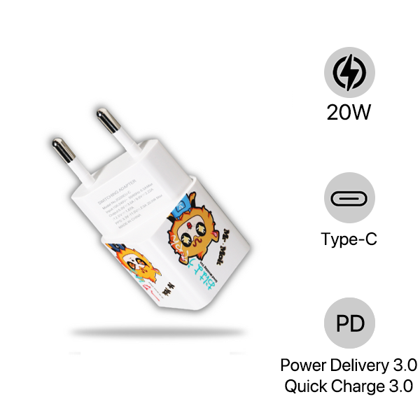 MOC2461 - Cốc sạc nhanh MOCOLL 20W PD Type-C Mr.MOK