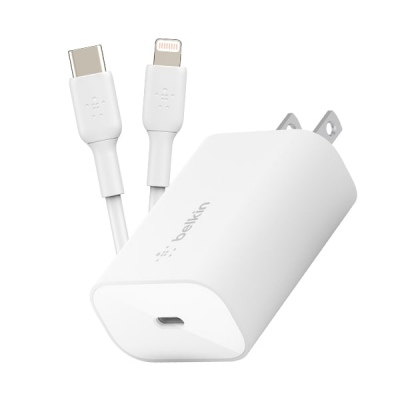 CBBK25WT - Combo Cốc Cáp sạc nhanh Belkin 25W Type-C