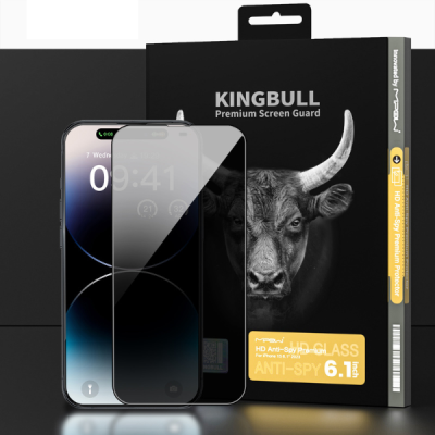 Cường lực chống nhìn trộm iPhone 15 Mipow Kingbull Premium HD