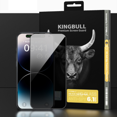Cường lực chống nhìn trộm iPhone 15 Pro Mipow Kingbull Premium HD