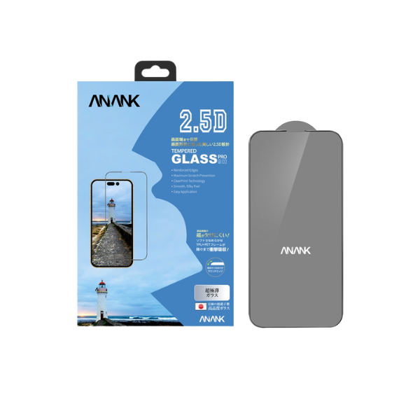 6975593900034 - Cường lực iPhone 14 Pro Max ANANK 2.5D (viền đen)