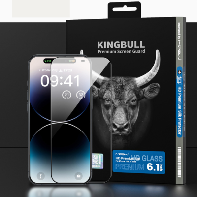 Cường lực iPhone 15 Mipow Kingbull Premium Silk HD (2.7D)