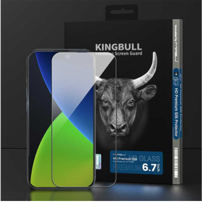 Cường lực iPhone 15 Pro Max Mipow Kingbull Premium Silk HD (2.7D)