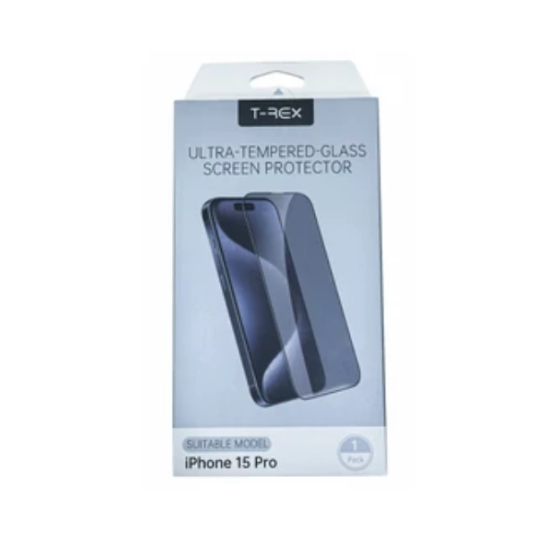 TREX15PRO - Cường lực iPhone 15 Pro T-Rex Ultra-Tempered