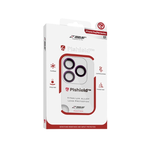 Dán bảo vệ camera iPhone 17 Pro 17 Pro Max Zeelot Pishield