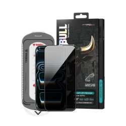 Dán kính cường lực chống nhìn trộm iPhone 18 Pro Mipow IRONBULL có khay dán