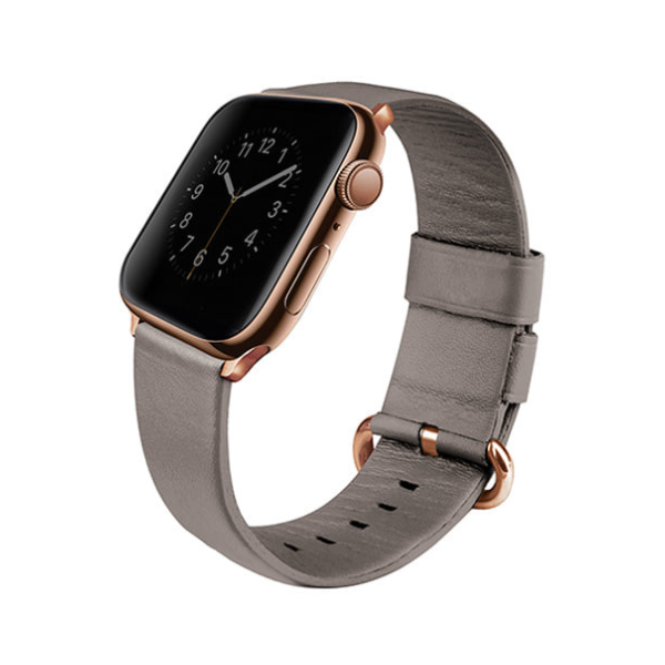 UNIQ40MMMONBEG - Dây đeo Apple Watch 38 40 41mm UNIQ Mondain Genuine Leather Strap