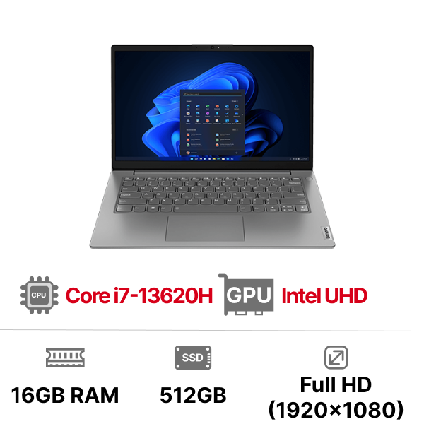Laptop Lenovo V14 G4 IRU 83A000GRVN i7-13620H|16GB|512GB|OB|14 inch FHD|Dos