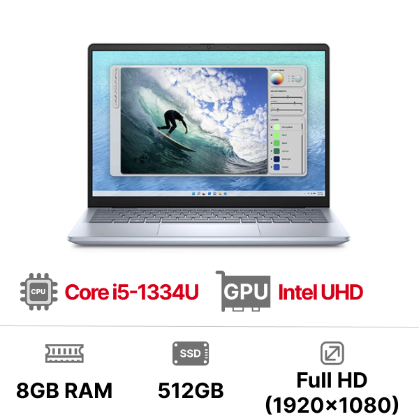 Laptop Dell Inspiron 14 5440 N5440-I5u085w11ibu i5-1334U|8GB|512GB|OB|14 FHD+|Win11+Office