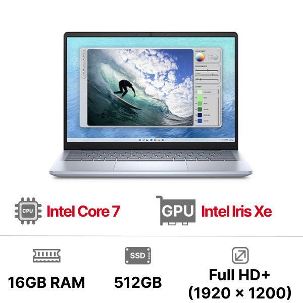 Laptop Dell Inspiron 5440 G14 N4I7204W1 Core 7 150U|16GB|512GB|OB|14 inch FHD+|Win11+Office