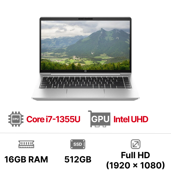 Laptop HP ProBook 440 G10 9H8U9PT i7-1355U|16GB|512GB|OB|14 inch FHD|Win11