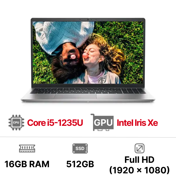 Laptop Dell Inspiron 15 3520 N5I5057W1 i5-1235U|16GB|512GB|15.6 FHD|OB|Win11+Office
