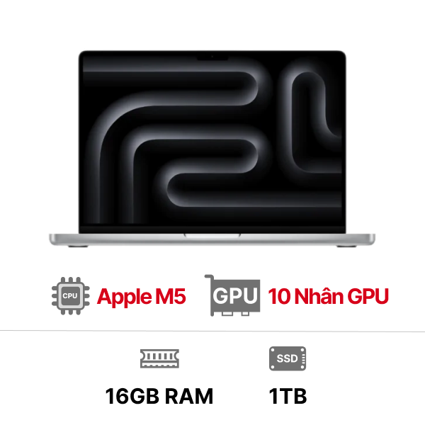 MacBook Pro M5 14 inch 10GPU 10CPU 16GB 1TB