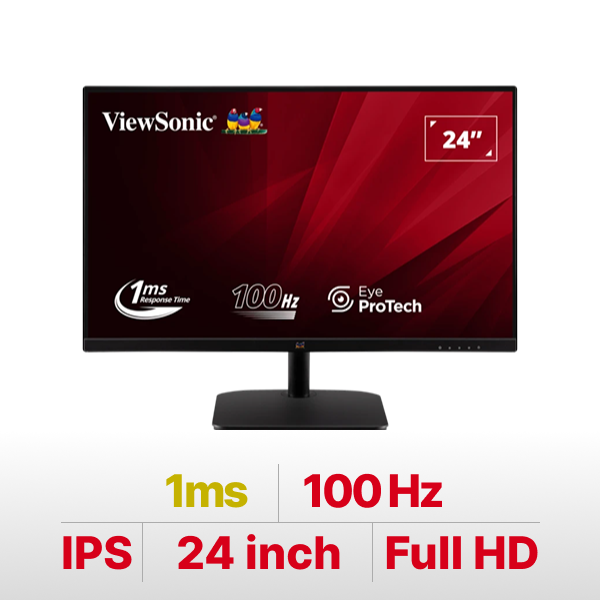 Màn hình máy tính ViewSonic 24 inch (IPS FHD 100Hz 1ms)