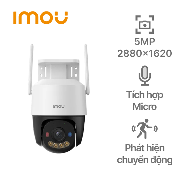 Camera wifi ngoài trời xoay 360 Imou IPC-K7FP-5H0WE (Cruiser SC 5MP)