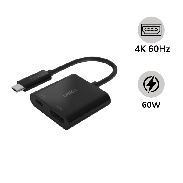 AVC002BTBK - Hub chuyển đổi Belkin Type-C to HDMI AVC002BTBK