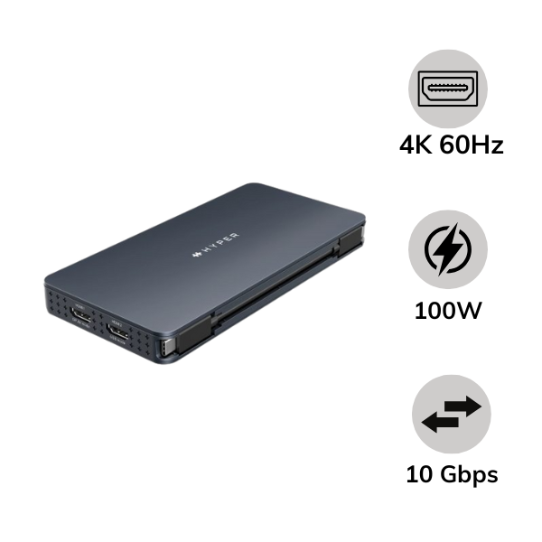 Hub chuyển đổi HyperDrive Next 10 in 1 Port Type-C Business Class HD7001GL