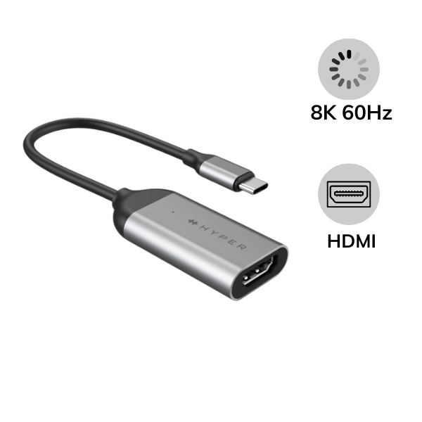 Hub chuyển đổi HyperDriver Type-C to 8K 60Hz 4K 144Hz HDH8K