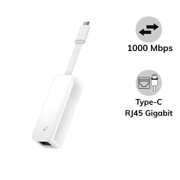 Hub chuyển đổi TP-Link Type-C to LAN RJ45 Gigabit UE300C