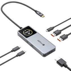 Hub chuyển đổi Type-C Mazer 6 in 1 Ai InfiniteHub Ultra