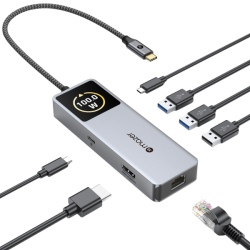 Hub chuyển đổi Type-C Mazer 7 in 1 Ai InfiniteHub Ultra