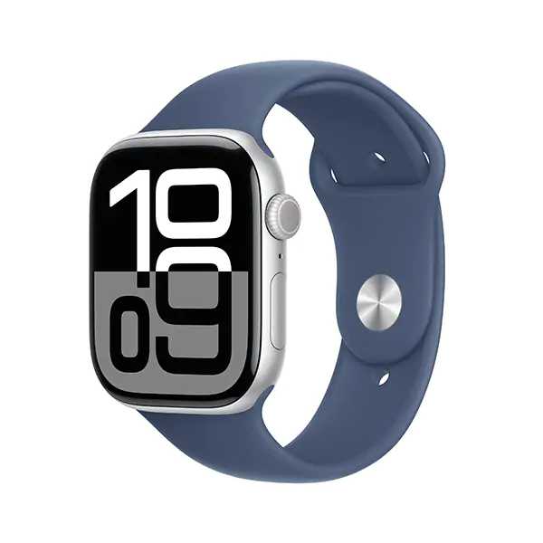 [Kèo Thơm] Apple Watch S10 GPS 46mm Silver Viền Nhôm Dây Cao Su (S/M) - SHT40YQ1FC4