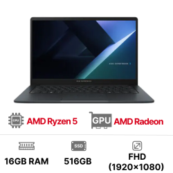 Laptop ASUS ExpertBook B1 BM1403CDA-S61611W (AMD Ryzen 5 150 | 16GB | 512GB | AMD Radeon | 14 inch FHD | Win 11 | Xám)
