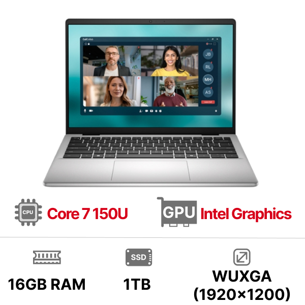 Laptop Dell 14 DC14250 C7U161W11SLU (Core 7 150U 16GB 1TB Win 11 Home + Office + Microsoft)