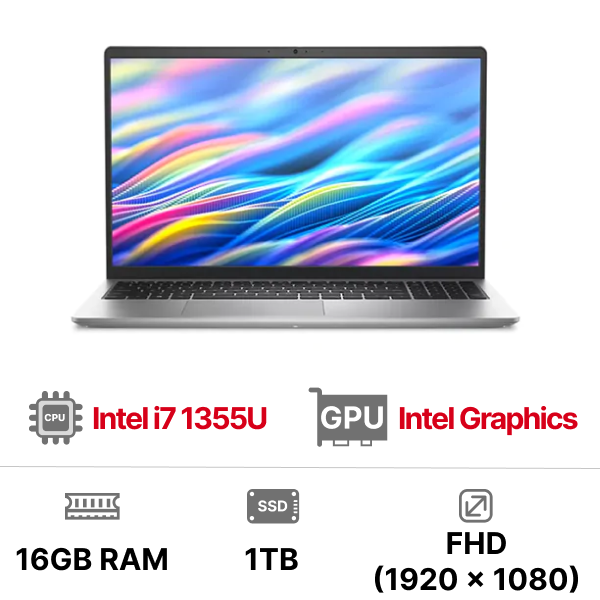 Laptop Dell 15 DC15250 CPH997 (i7-1355U|16GB|1TB|OB|15.6 inch FHD|Win11+Office)