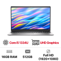 Laptop Dell 15 DC15250 DC5I5897W1 (Intel Core i5-1334U | 16GB | 512GB | Intel Graphics | 15 inch FHD | Win 11 | Office | Bạc)