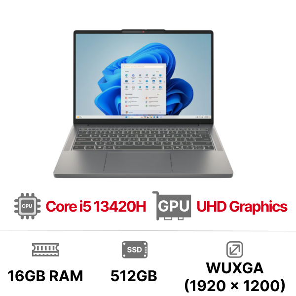 Laptop Lenovo IdeaPad Slim 3 14IRH10 - 83K00008VN (i5-13420H|16GB|512GB|14inch WUXGA|OB|Win11)