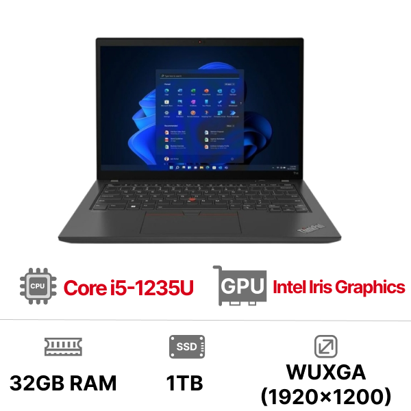 Laptop Lenovo ThinkPad T14s Gen 6 21QX00LJVN (Intel Core Ultra 5-228V | 32GB LPDDR5x | 1TB | Intel Graphics | 14 inch WUXGA | Windows 11 Pro | Đen | 3Y)